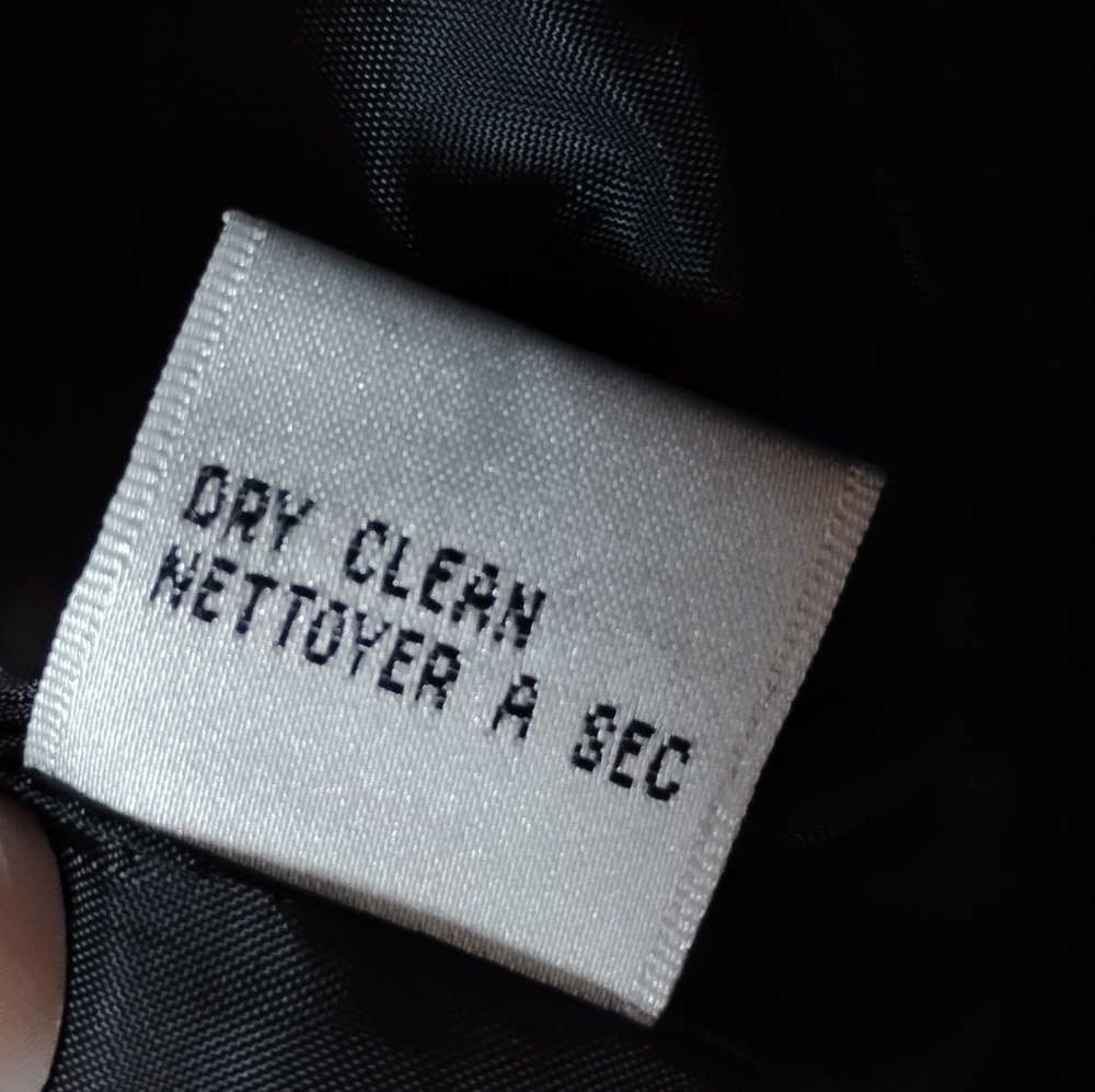 Talbots 100% Pure Silk Black Blazer Jacket Size 8 - Picture 7 of 7